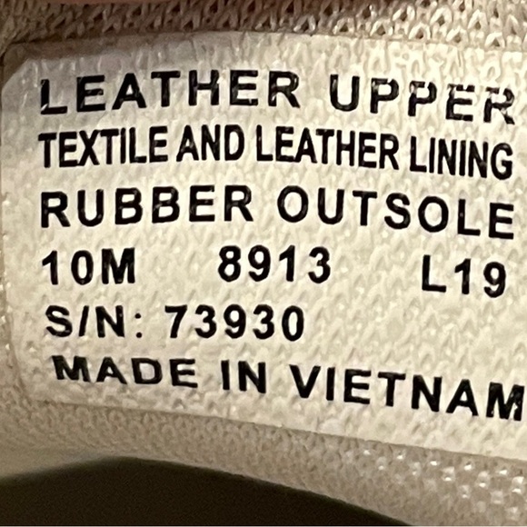 Tory Burch White Pink and Black Leather Athletic Sneakers - Picture 7 of 7